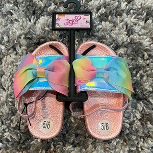 JOJO SIWA Toddler Girls' Open Toe Slide Sandals